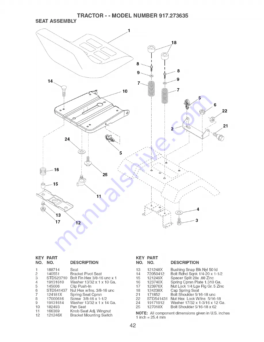 Craftsman 917.273635 Скачать руководство пользователя страница 42