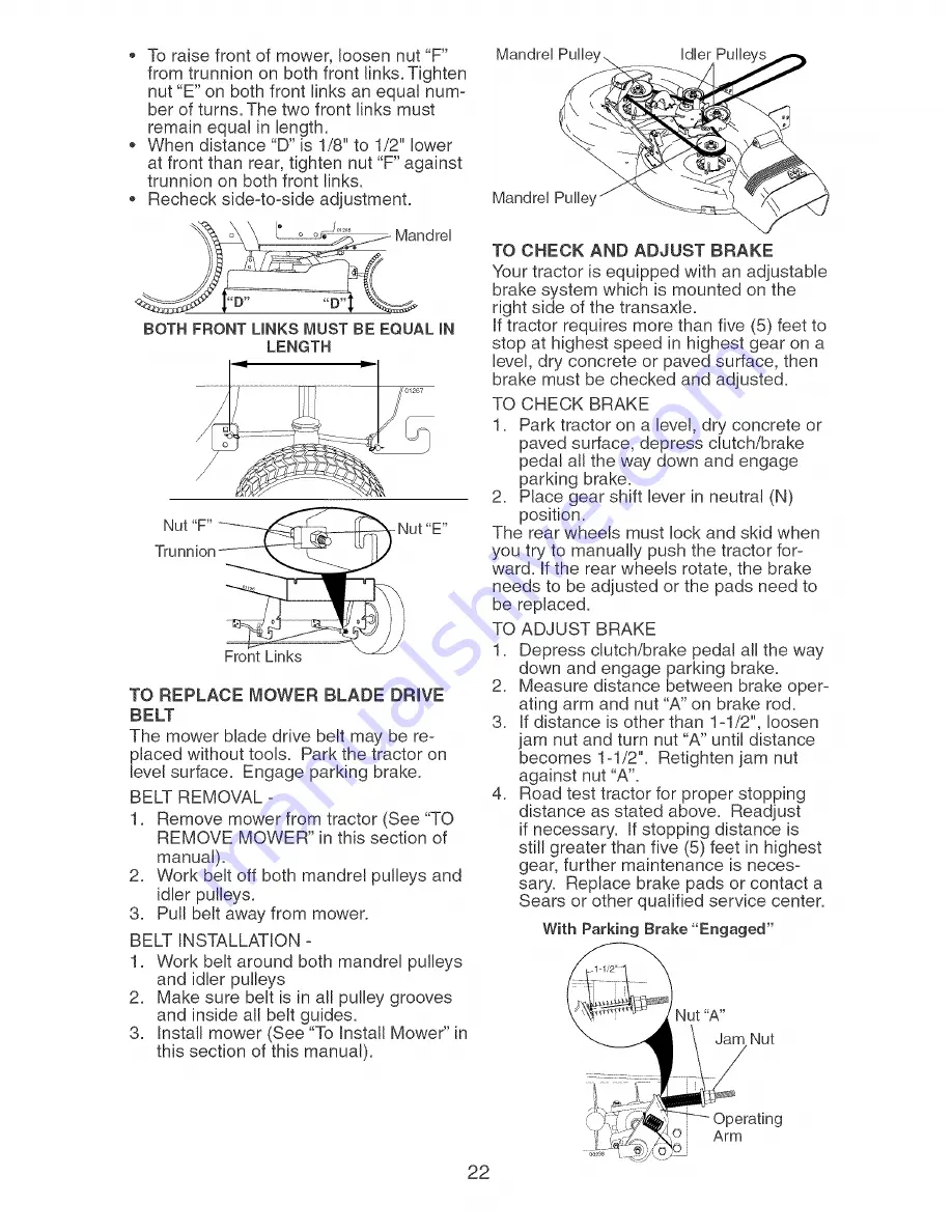 Craftsman 917.273637 Owner'S Manual Download Page 22