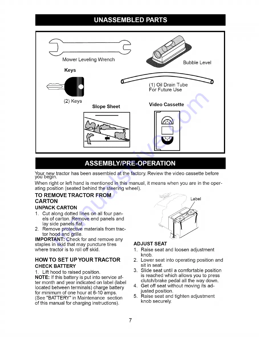 Craftsman 917.273639 Owner'S Manual Download Page 7