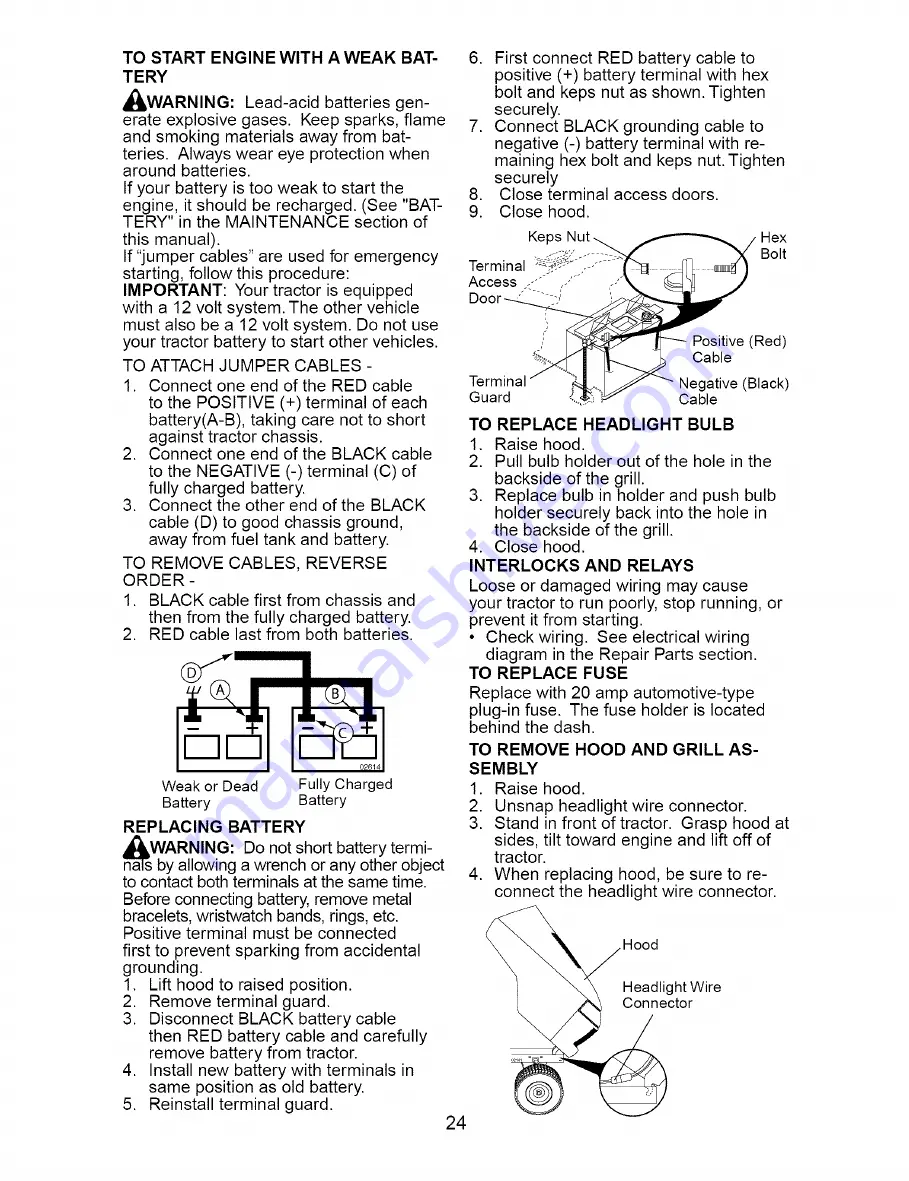 Craftsman 917.273639 Owner'S Manual Download Page 24