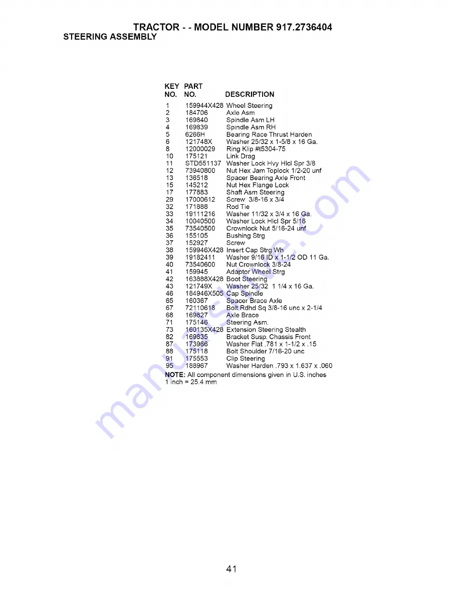 Craftsman 917.2736404 Скачать руководство пользователя страница 41