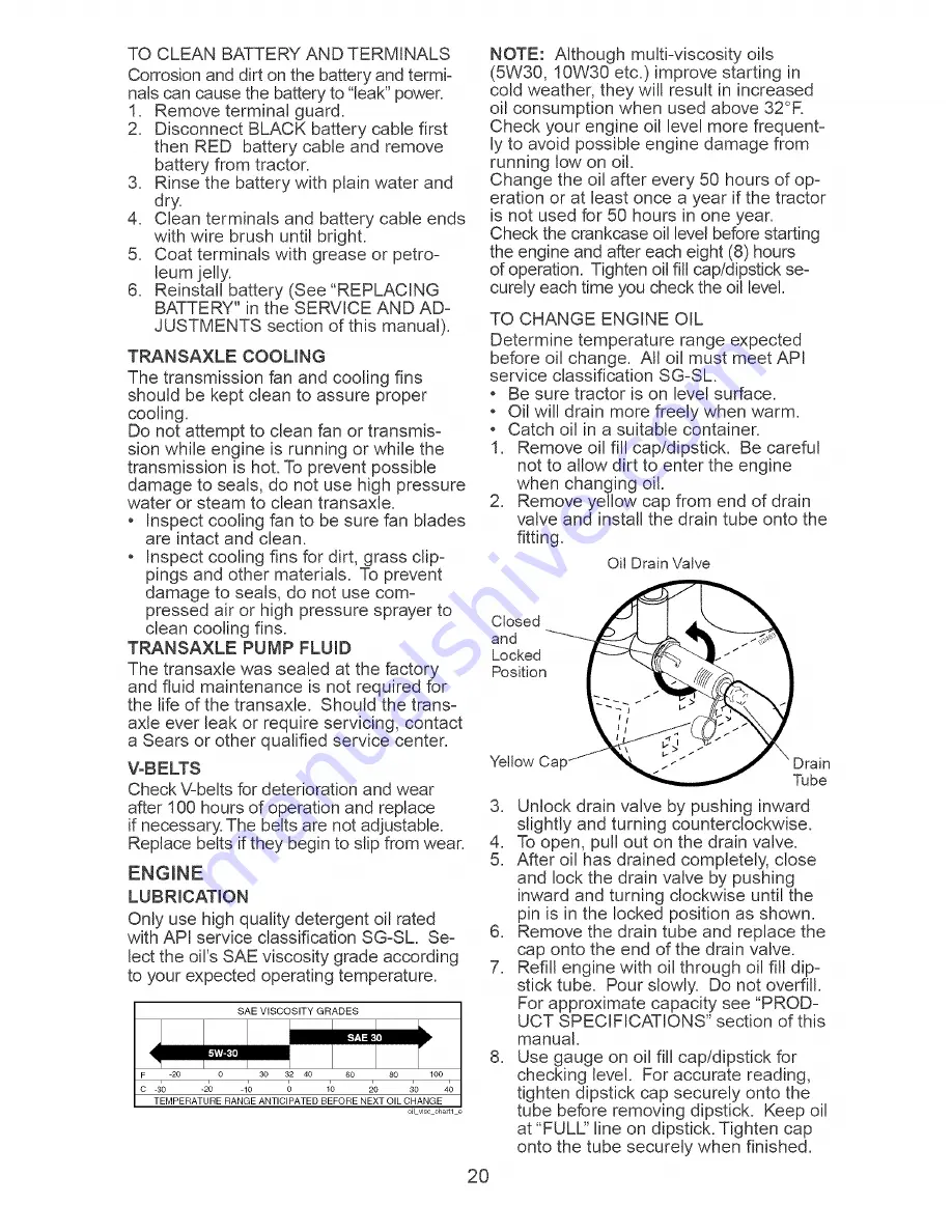 Craftsman 917.273644 Owner'S Manual Download Page 20