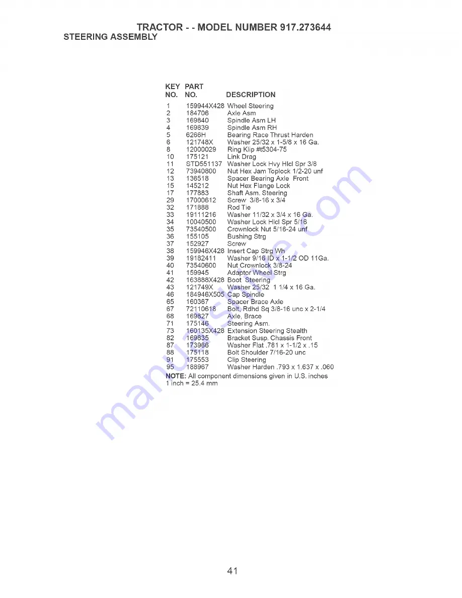 Craftsman 917.273644 Owner'S Manual Download Page 41