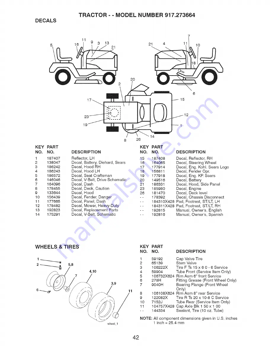 Craftsman 917.273664 Скачать руководство пользователя страница 42