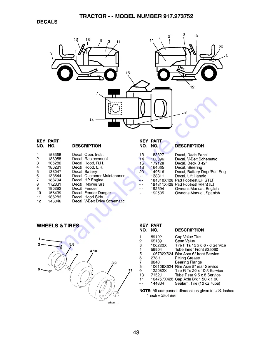 Craftsman 917.273752 Скачать руководство пользователя страница 43