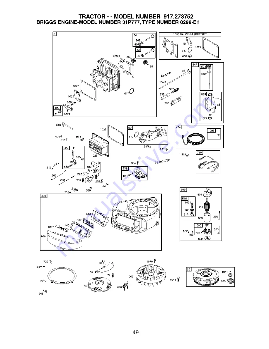 Craftsman 917.273752 Скачать руководство пользователя страница 49