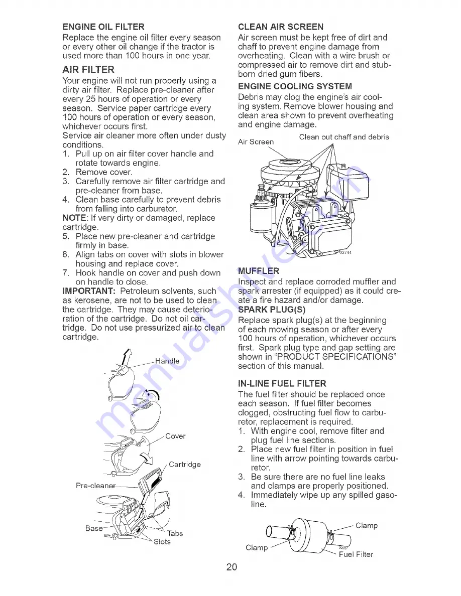 Craftsman 917.273754 Скачать руководство пользователя страница 20