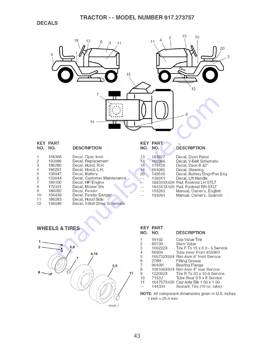 Craftsman 917.273757 Скачать руководство пользователя страница 43