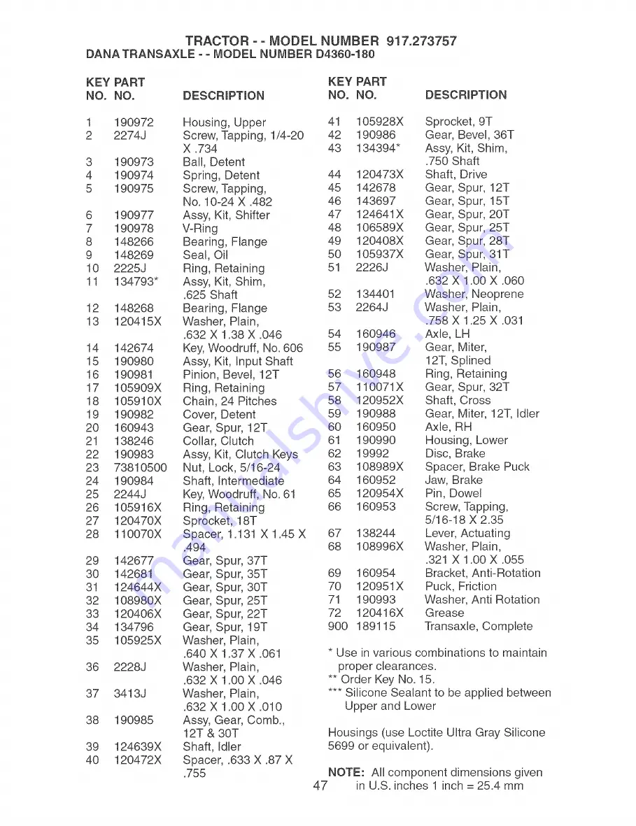 Craftsman 917.273757 Owner'S Manual Download Page 47