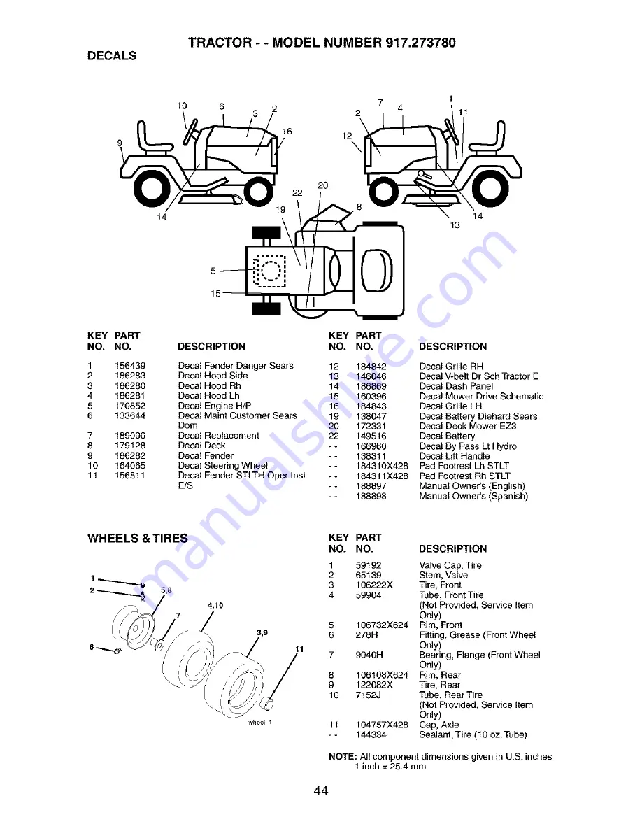 Craftsman 917.273780 Owner'S Manual Download Page 44