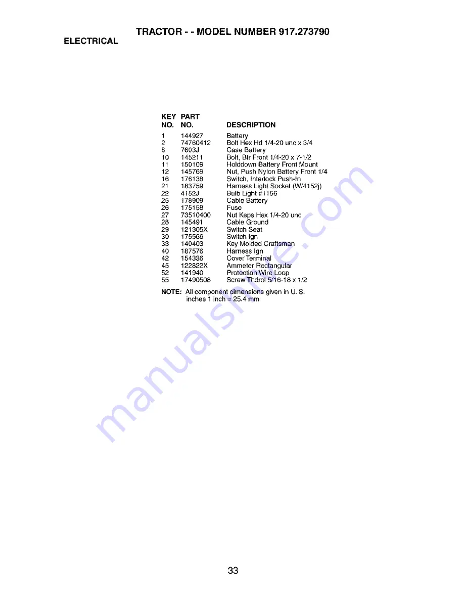 Craftsman 917.273790 Owner'S Manual Download Page 33