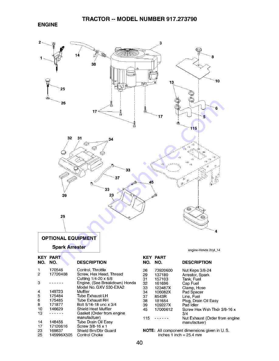 Craftsman 917.273790 Owner'S Manual Download Page 40