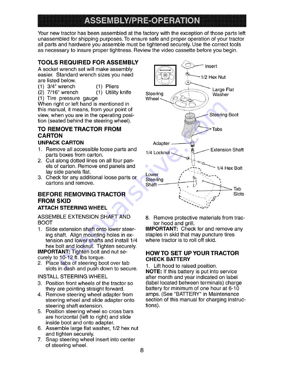 Craftsman 917.273802 Owner'S Manual Download Page 8