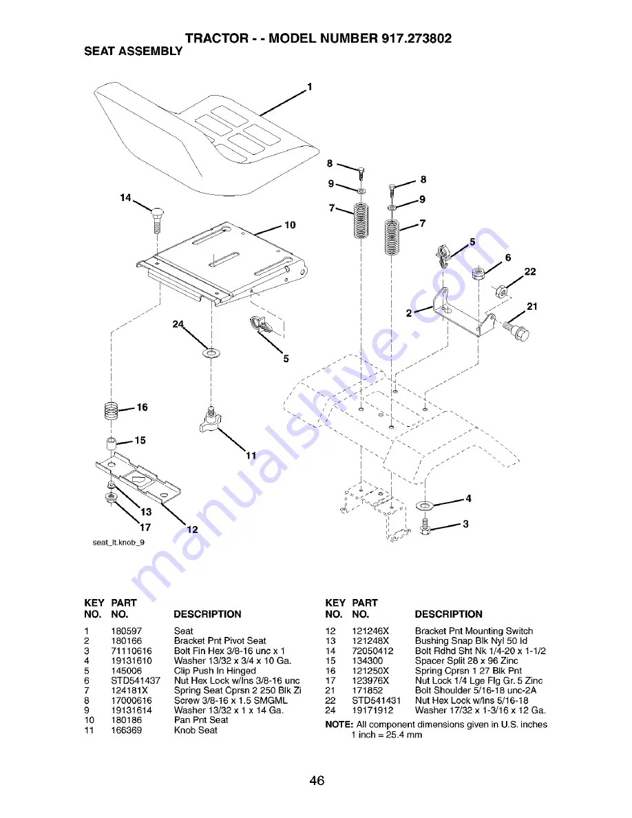 Craftsman 917.273802 Скачать руководство пользователя страница 46