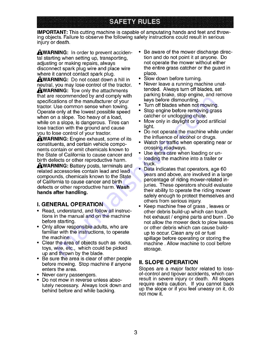 Craftsman 917.273830 Owner'S Manual Download Page 3