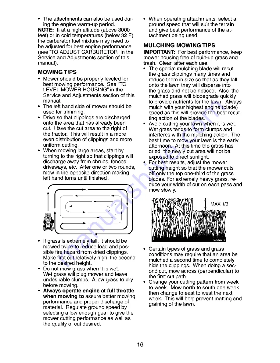 Craftsman 917.273830 Owner'S Manual Download Page 16