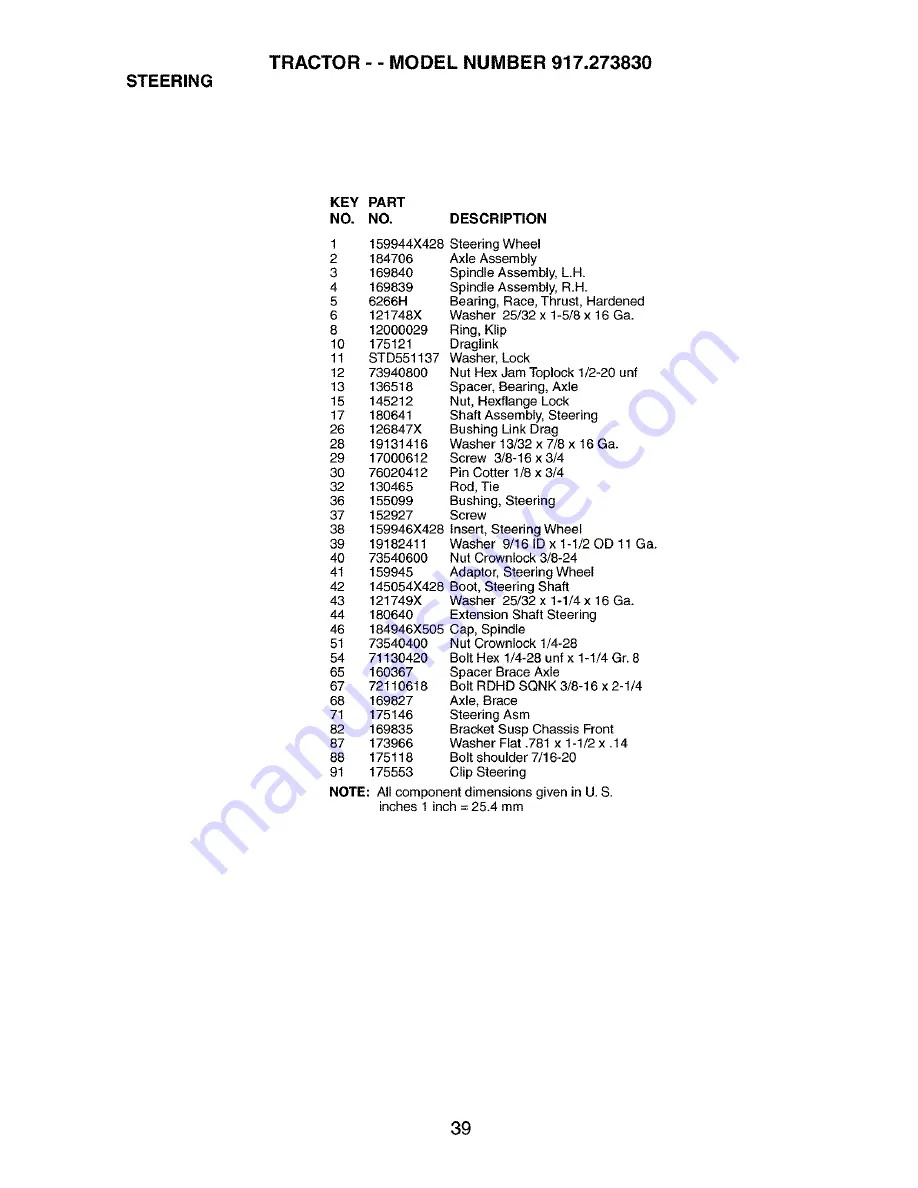 Craftsman 917.273830 Owner'S Manual Download Page 39