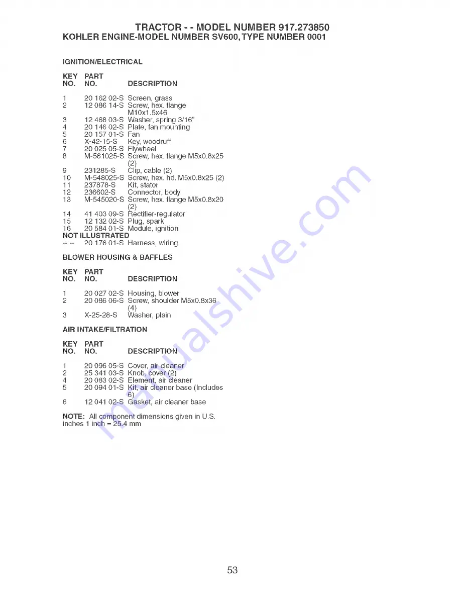 Craftsman 917.273850 Owner'S Manual Download Page 53