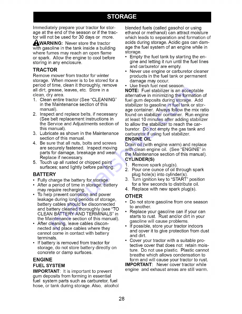 Craftsman 917.274390 Owner'S Manual Download Page 28