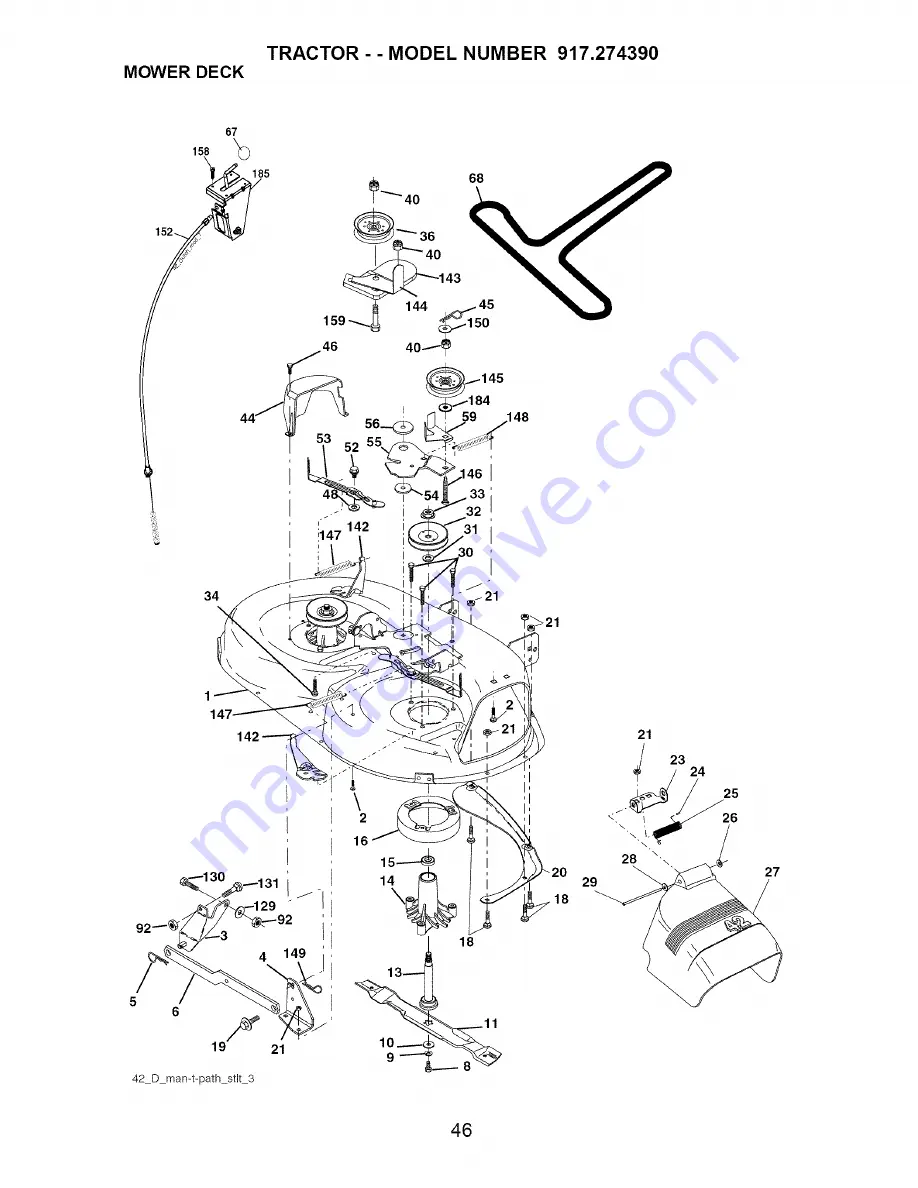 Craftsman 917.274390 Скачать руководство пользователя страница 46