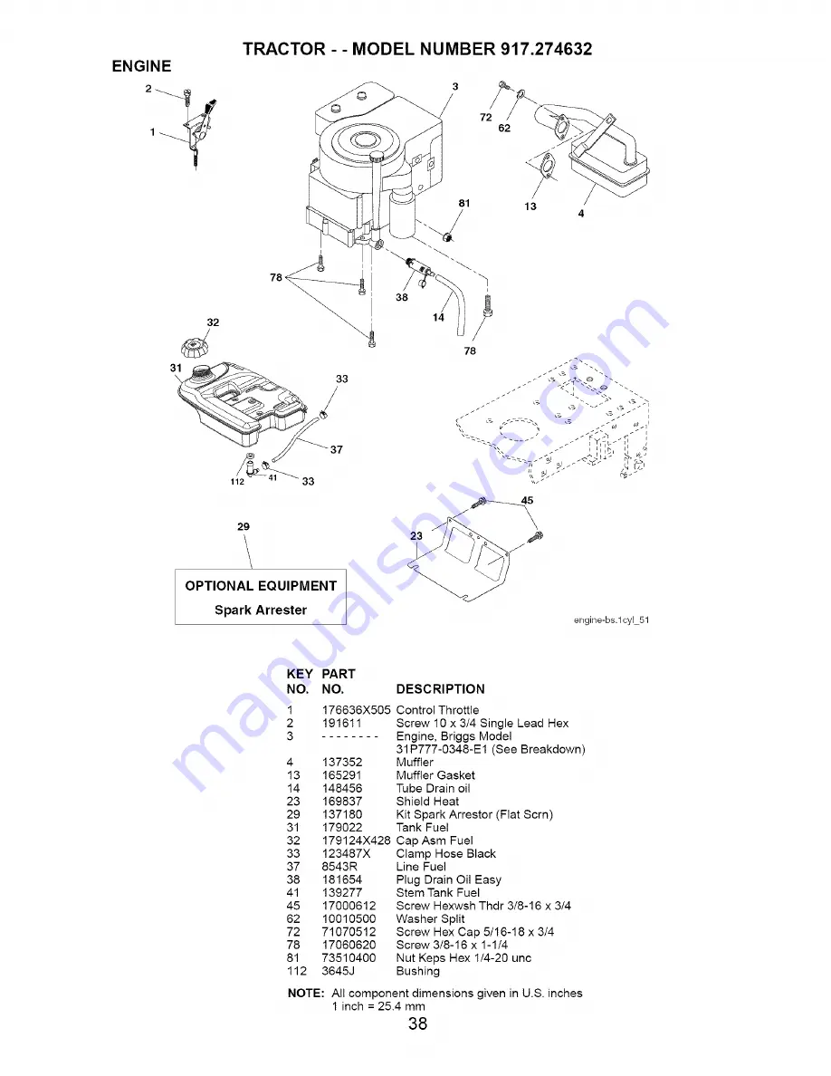 Craftsman 917.274632 Owner'S Manual Download Page 38