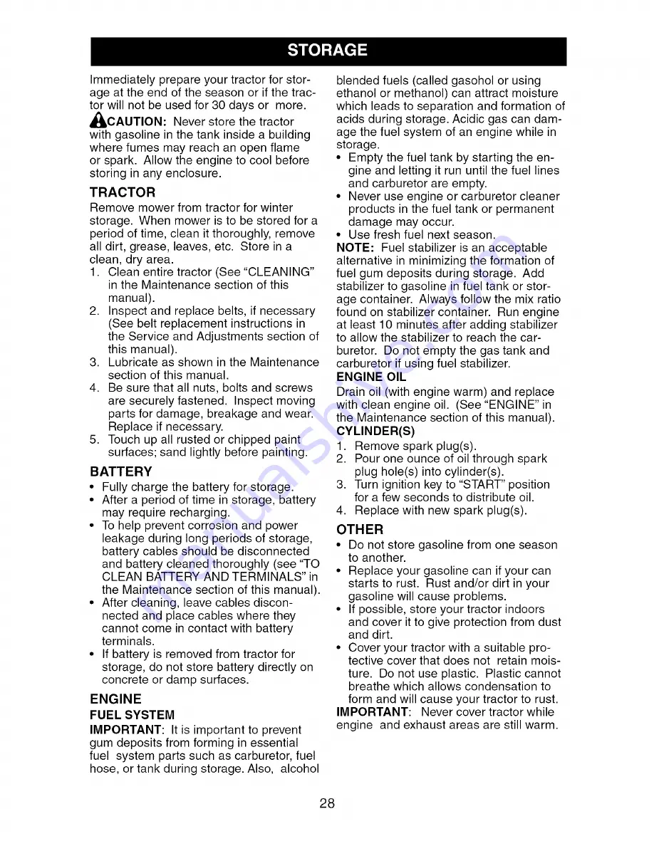 Craftsman 917.27475 Owner'S Manual Download Page 28