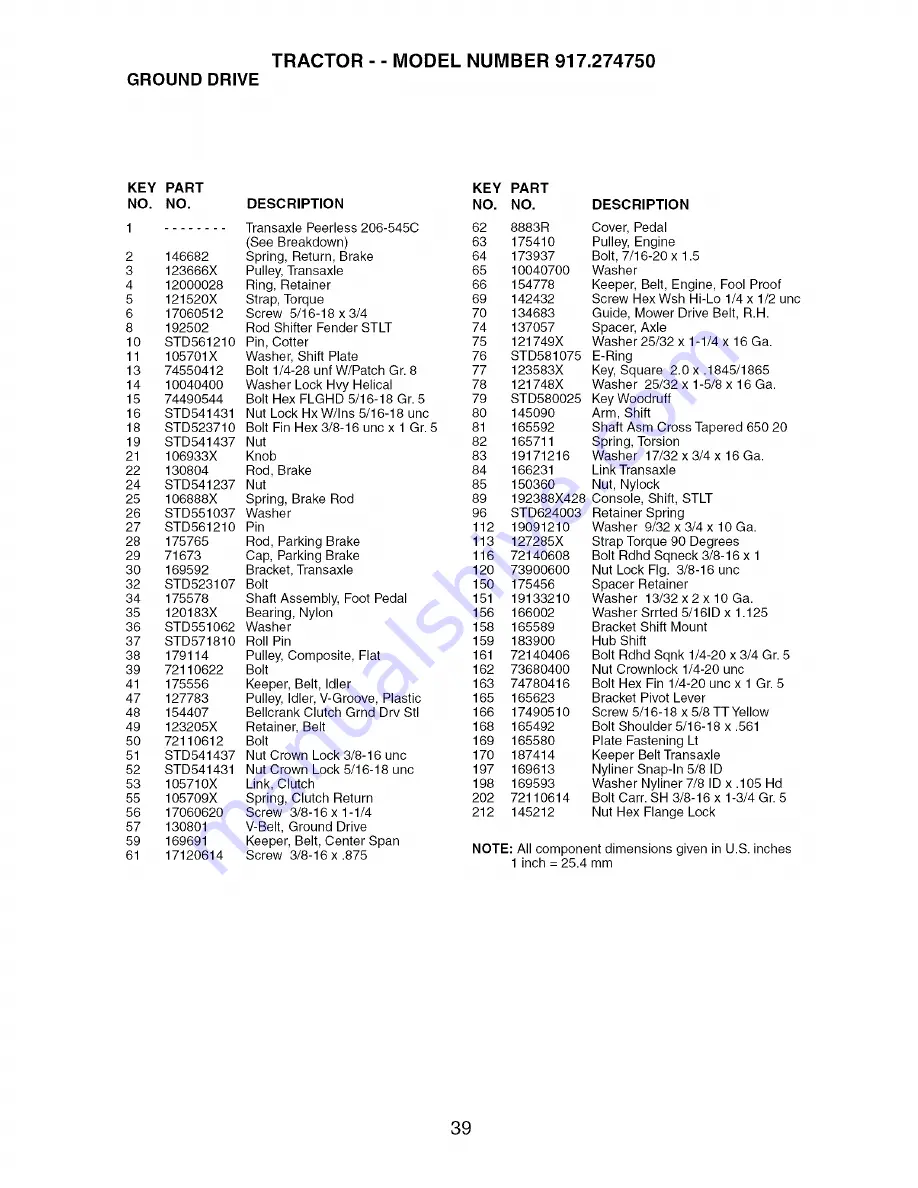 Craftsman 917.27475 Owner'S Manual Download Page 39