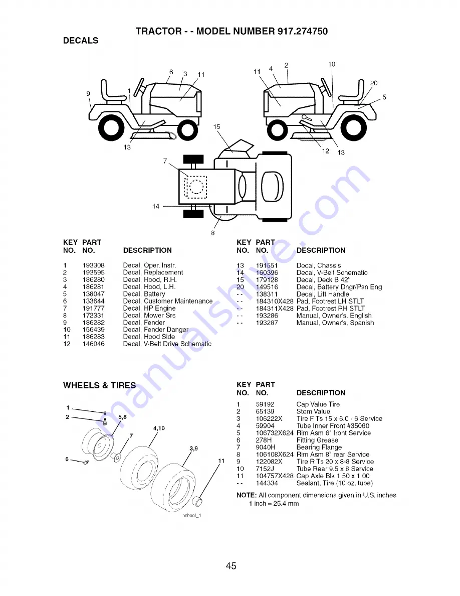 Craftsman 917.27475 Скачать руководство пользователя страница 45