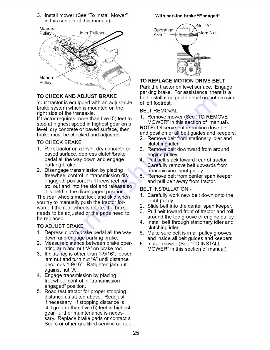 Craftsman 917.274760 Owner'S Manual Download Page 25