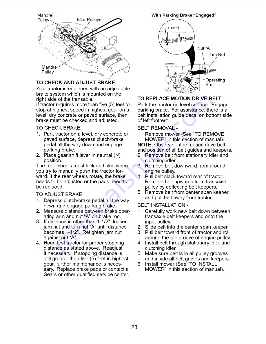 Craftsman 917.27481 Owner'S Manual Download Page 23