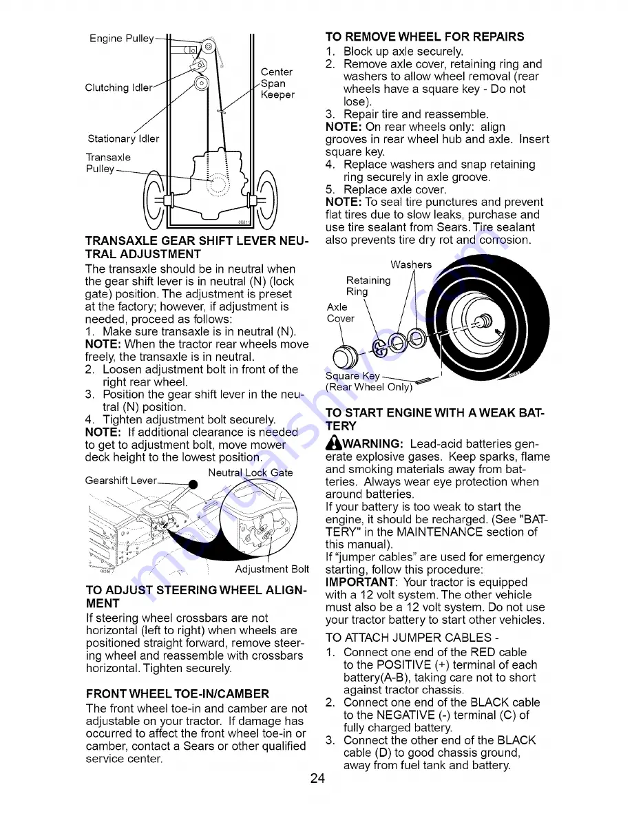 Craftsman 917.27481 Owner'S Manual Download Page 24