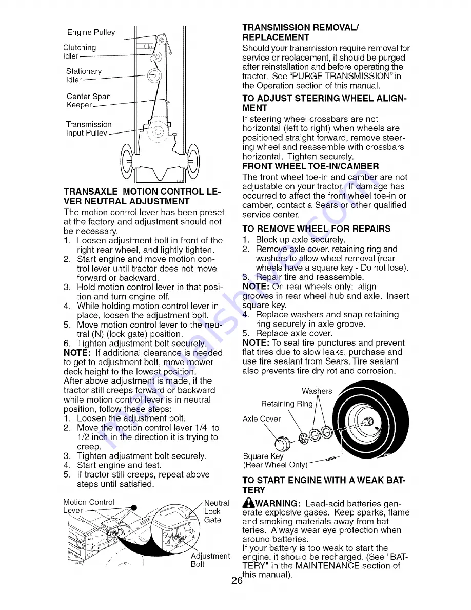 Craftsman 917.274820 Скачать руководство пользователя страница 26