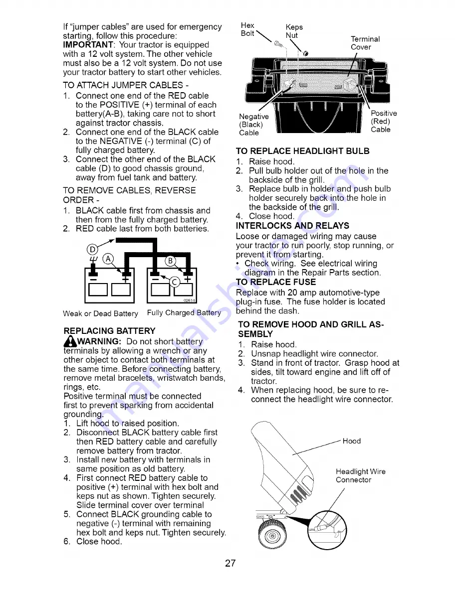 Craftsman 917.274822 Owner'S Manual Download Page 27