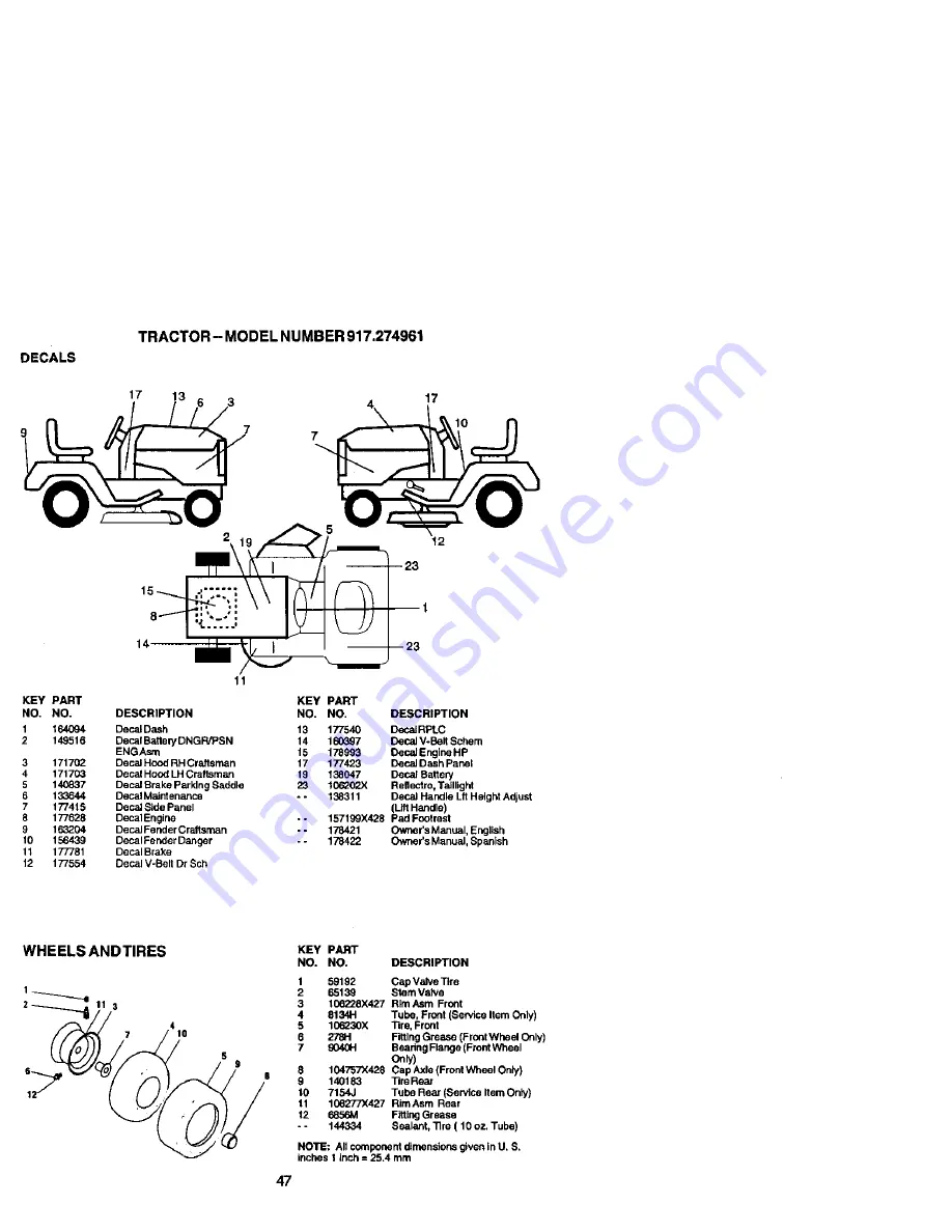 Craftsman 917.274961 Скачать руководство пользователя страница 47