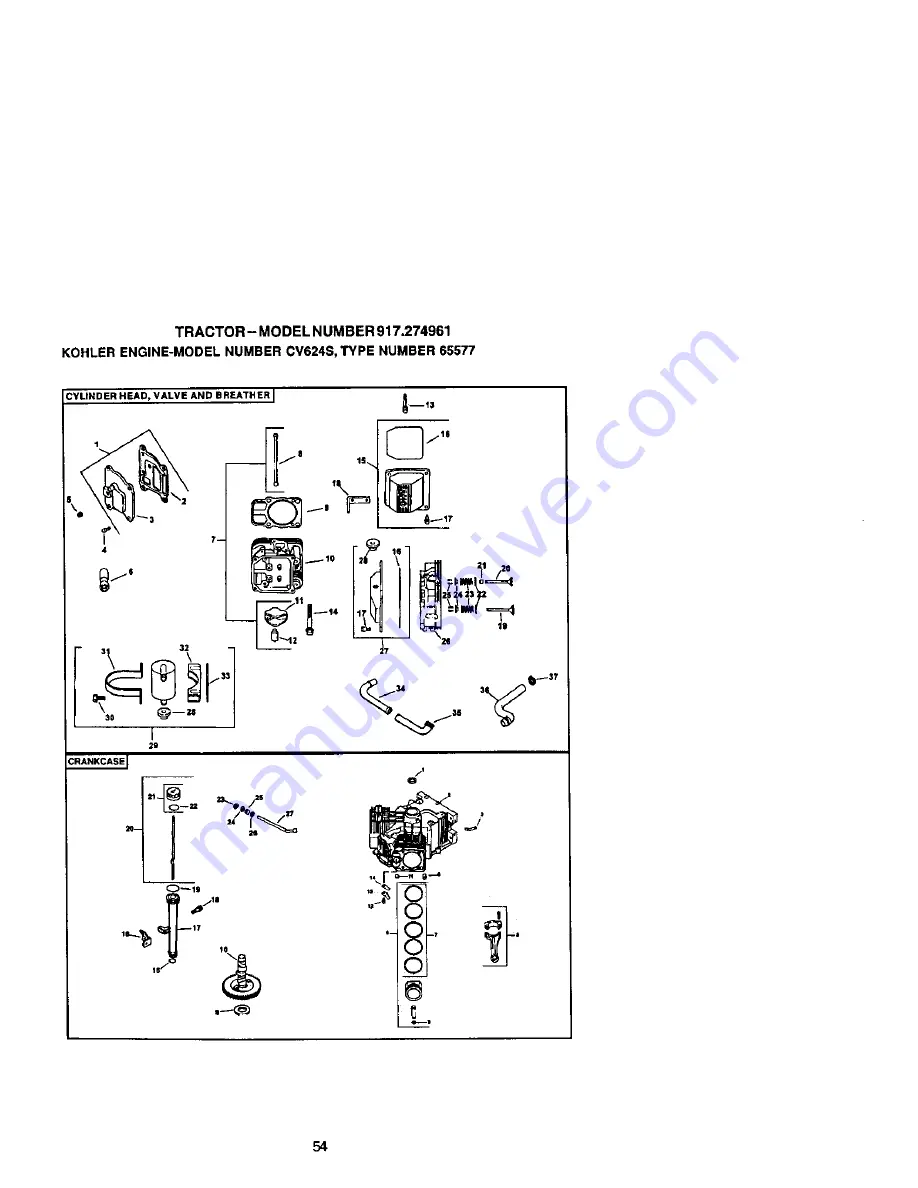 Craftsman 917.274961 Скачать руководство пользователя страница 54