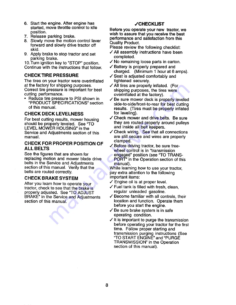 Craftsman 917.274980 Owner'S Manual Download Page 8