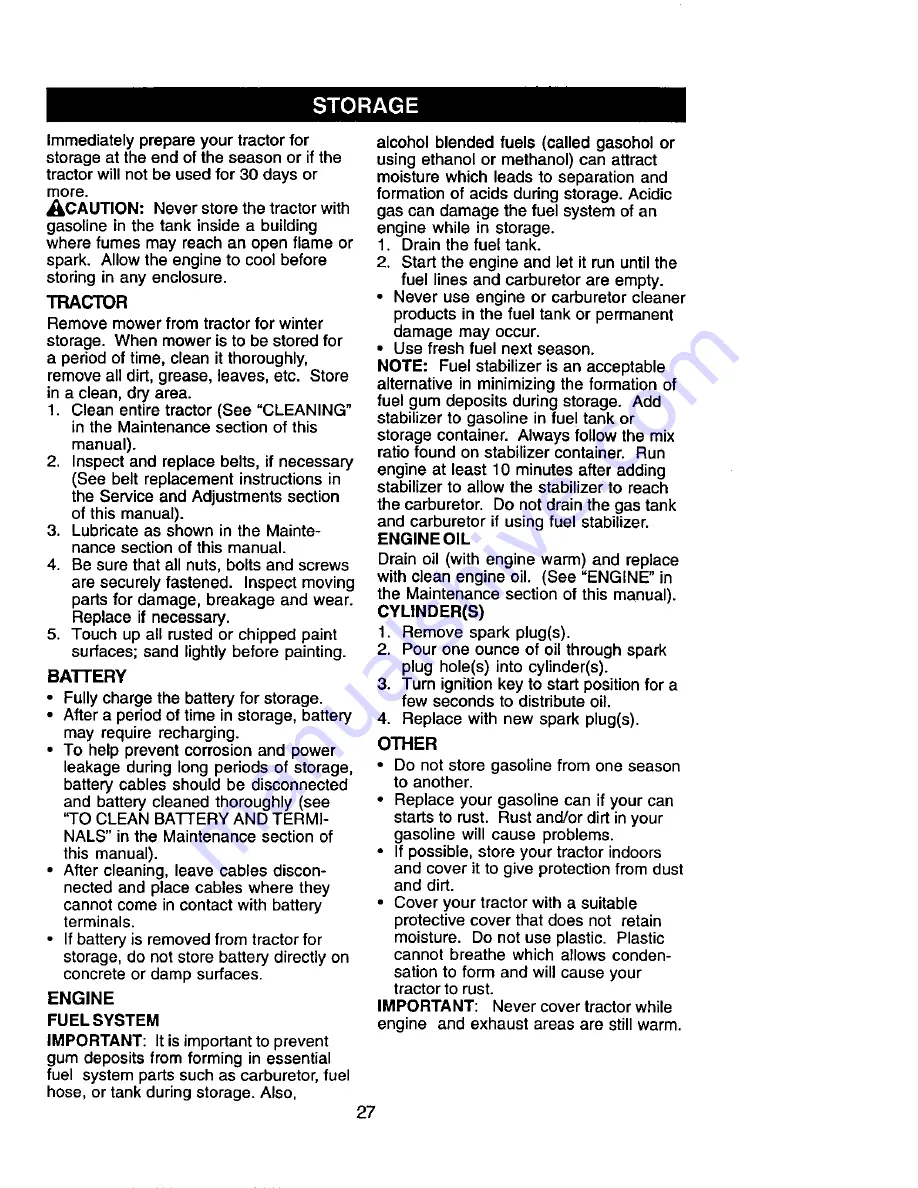 Craftsman 917.274980 Owner'S Manual Download Page 27