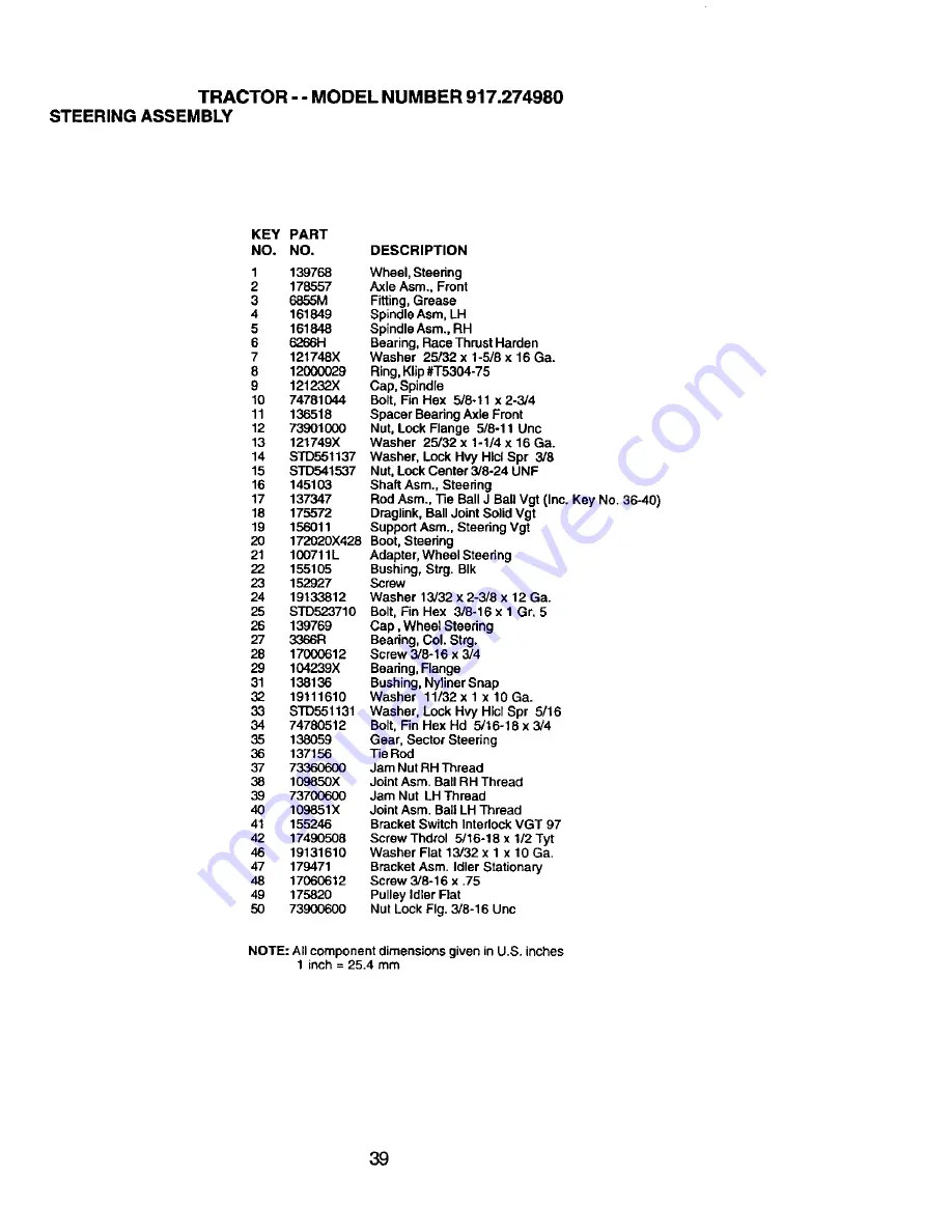 Craftsman 917.274980 Owner'S Manual Download Page 39