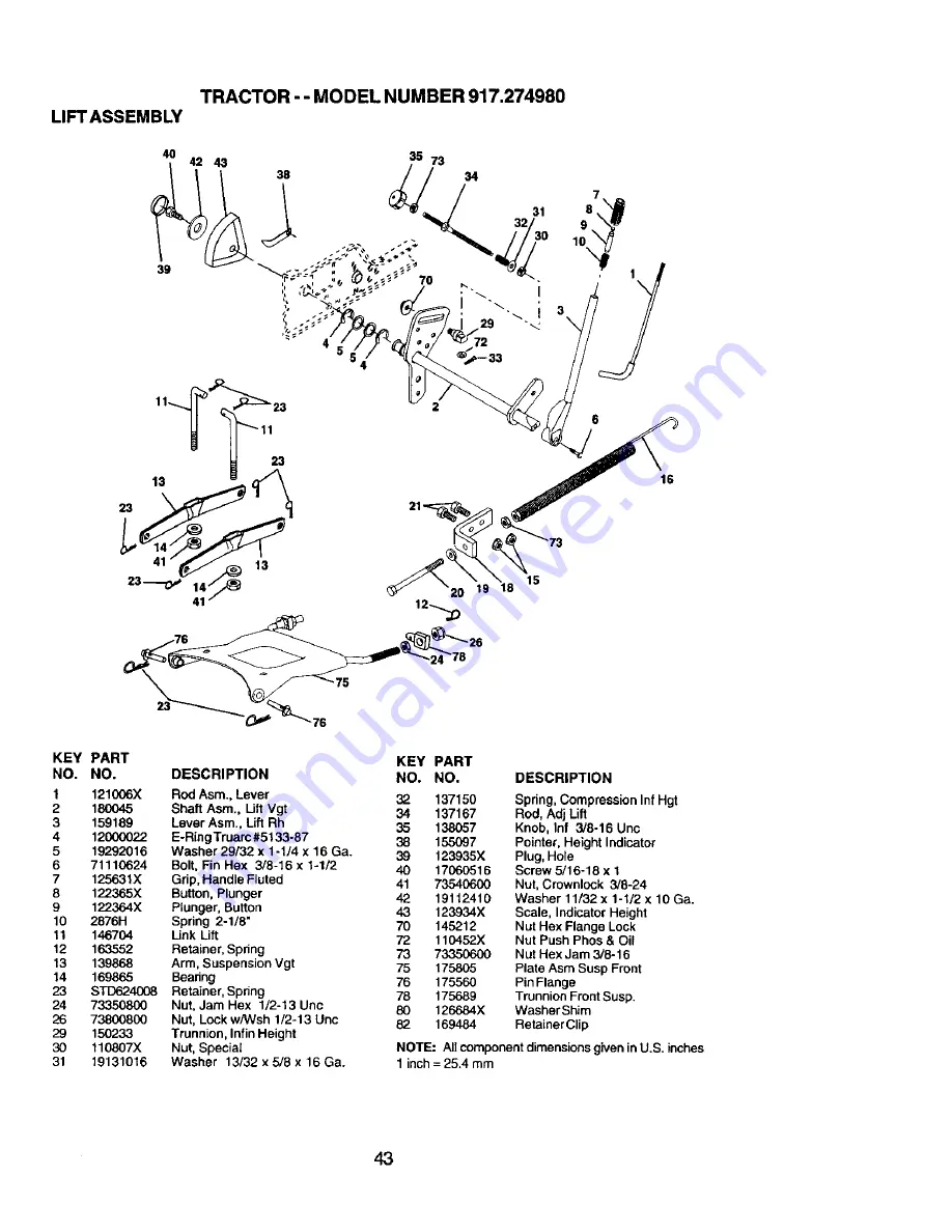 Craftsman 917.274980 Owner'S Manual Download Page 43