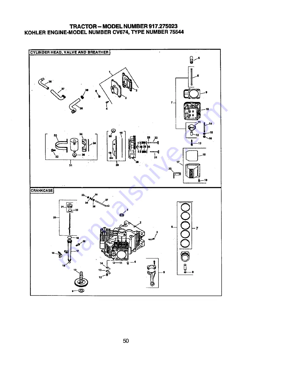 Craftsman 917.275023 Owner'S Manual Download Page 50