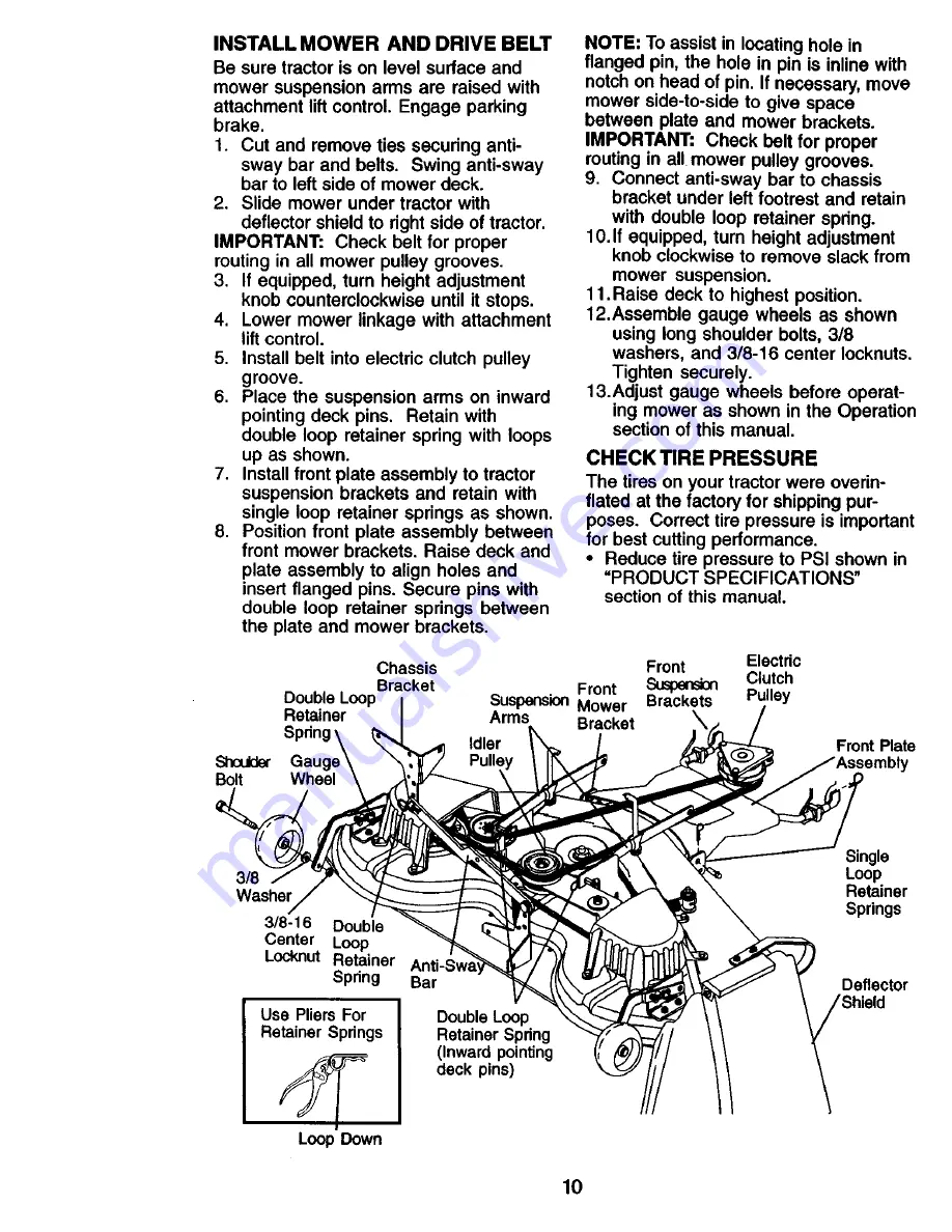 Craftsman 917.275033 Owner'S Manual Download Page 10