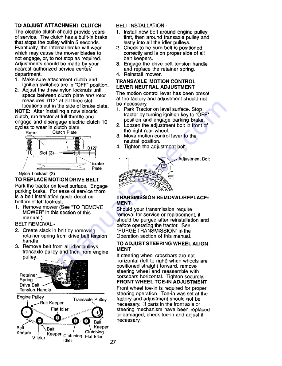 Craftsman 917.275044 Owner'S Manual Download Page 27