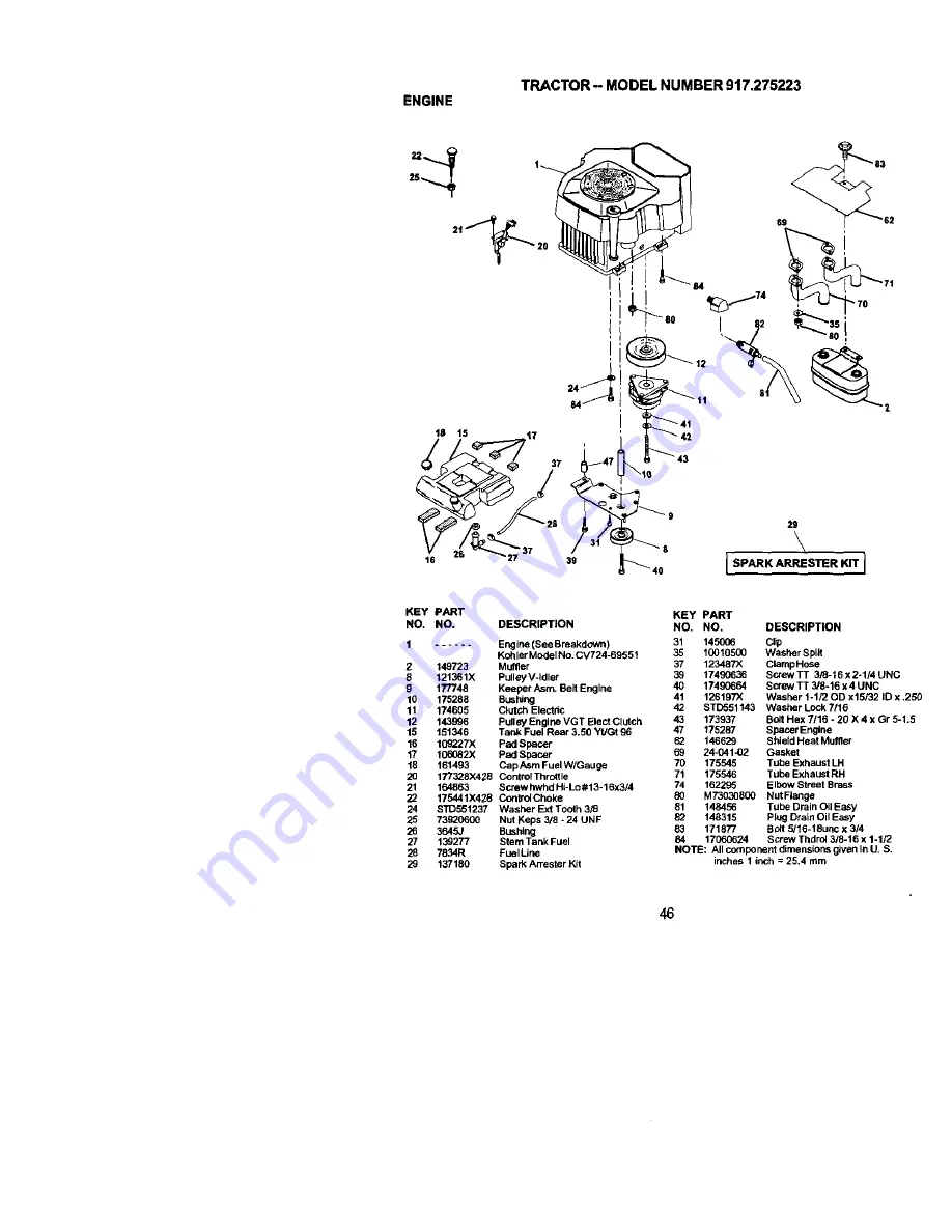 Craftsman 917.275223 Owner'S Manual Download Page 46