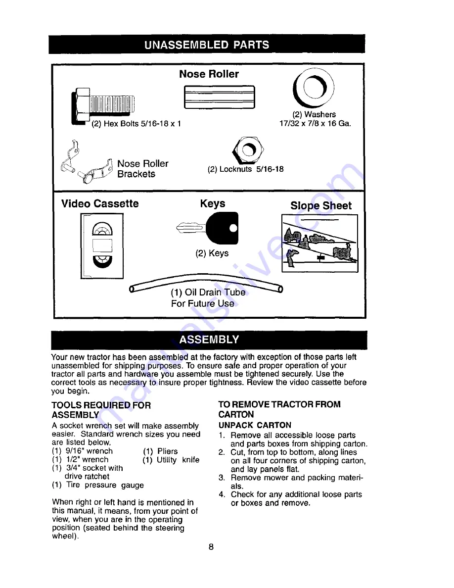 Craftsman 917.275240 Owner'S Manual Download Page 8