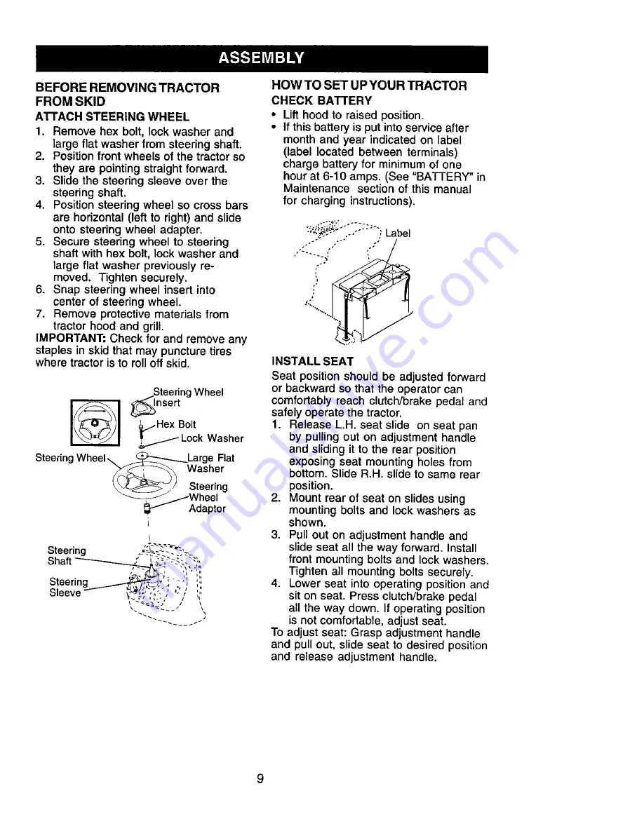 Craftsman 917.275240 Owner'S Manual Download Page 9