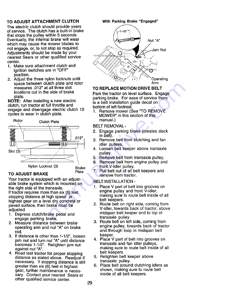 Craftsman 917.275240 Owner'S Manual Download Page 29