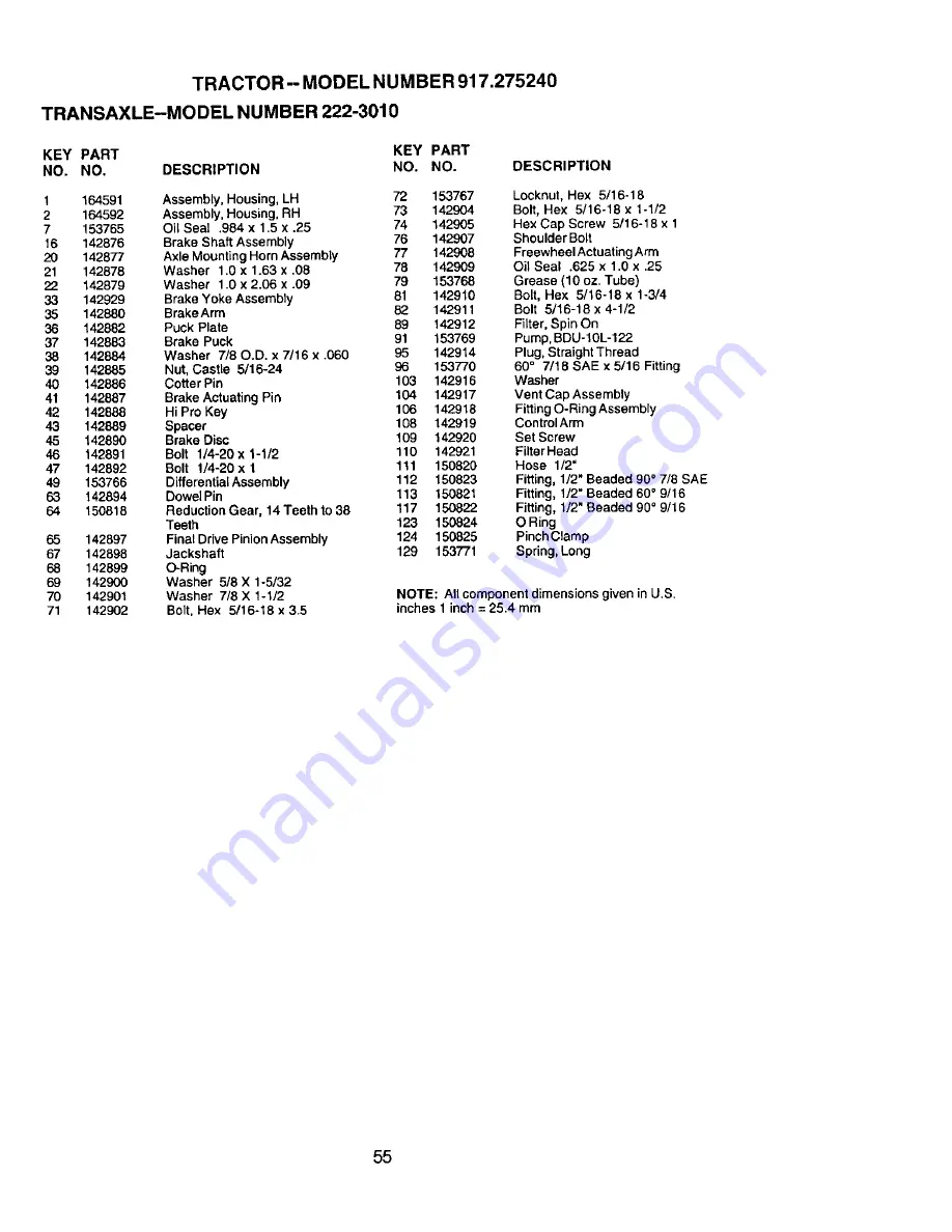 Craftsman 917.275240 Owner'S Manual Download Page 55