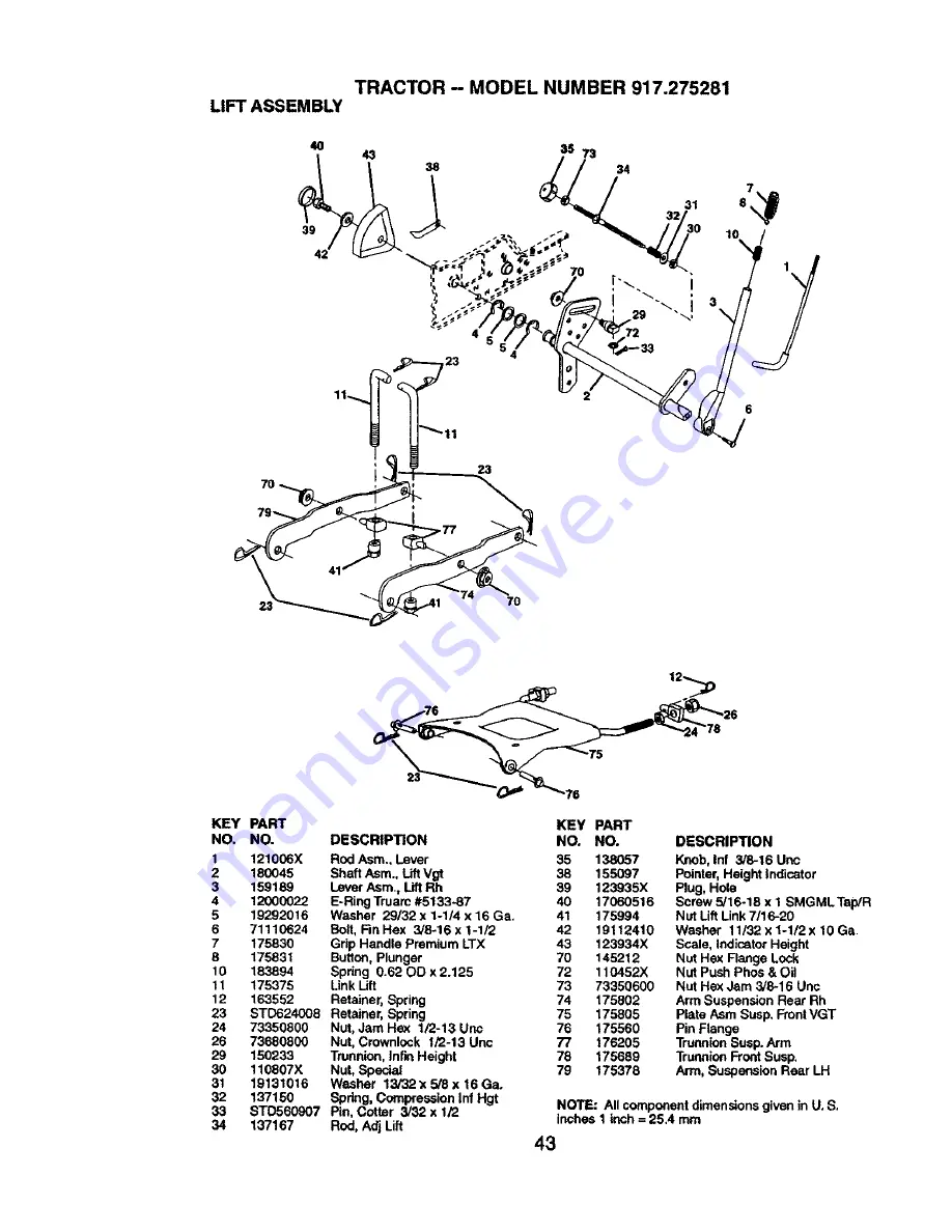 Craftsman 917.275281 Owner'S Manual Download Page 43