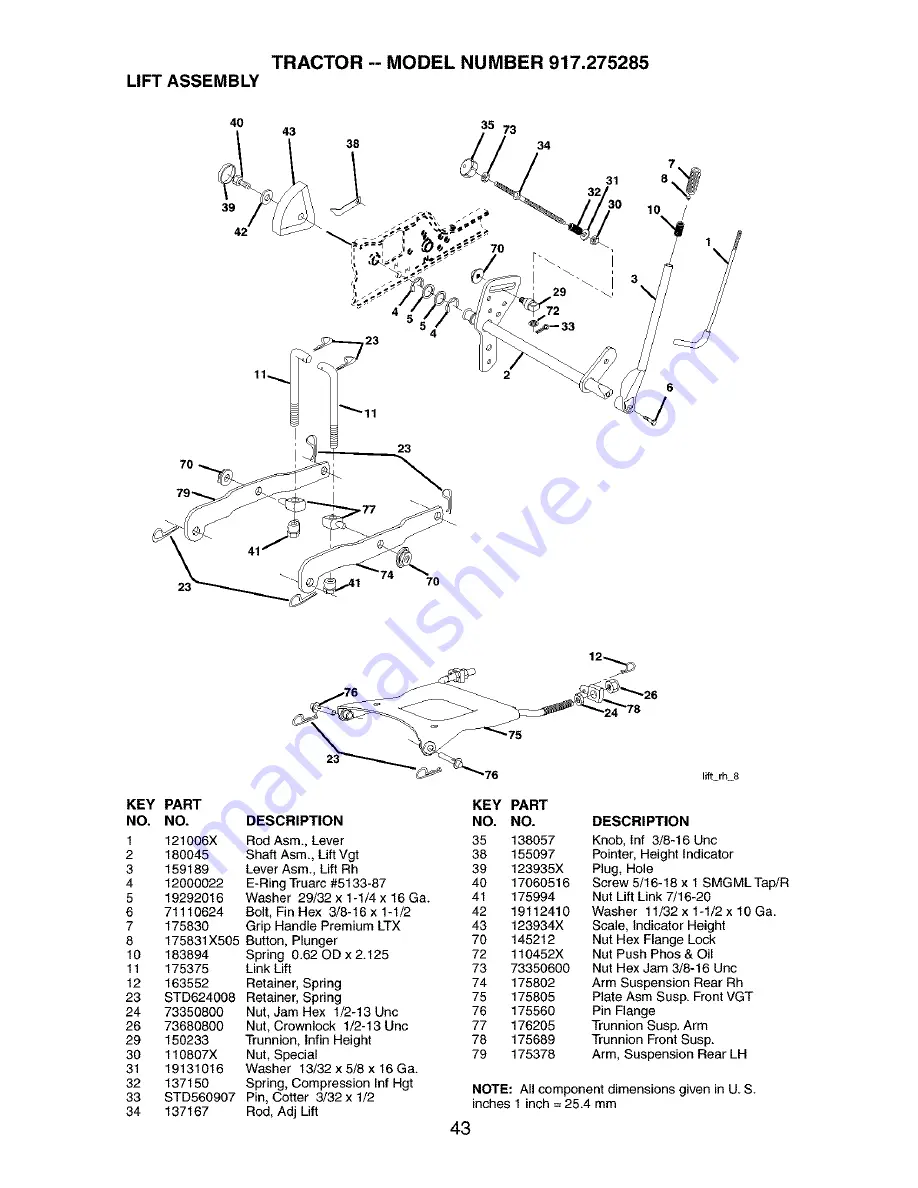 Craftsman 917.275285 Owner'S Manual Download Page 43