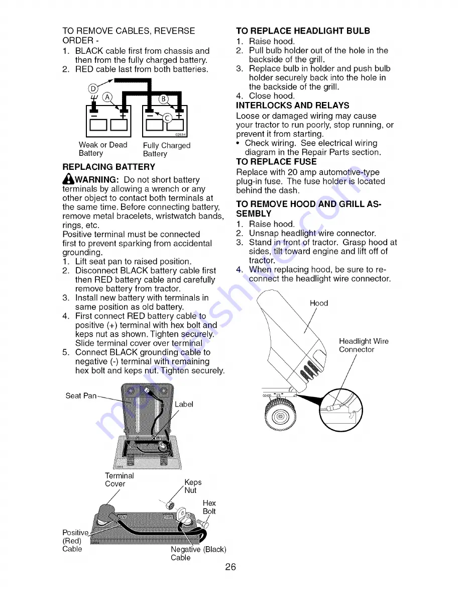 Craftsman 917.275350 Operator'S Manual Download Page 26